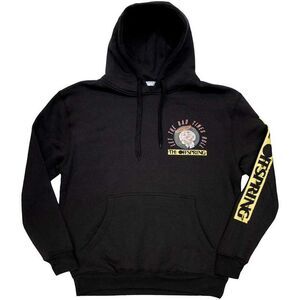 The Offspring Unisex Adult Bad Times Sleeve Print Pullover Hoodie / Black
